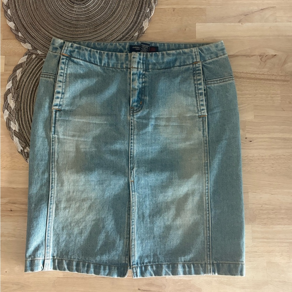 Denim Blue Skirt